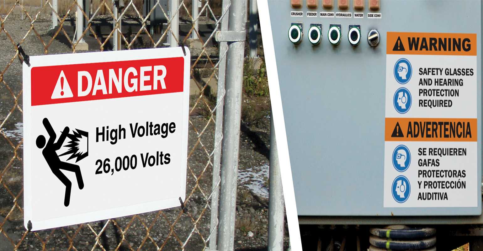 Safety Labels vs Signs: What’s the Difference? by Tri Media Consultant