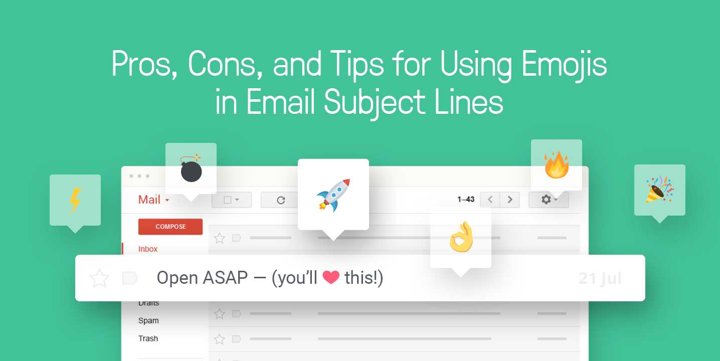 Emojis Email Subject Lines Printable Templates Free