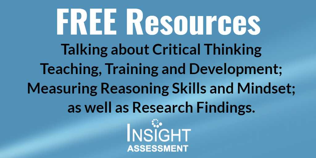 8 Most Popular Free Critical Thinking Resources and Tools by Californi
